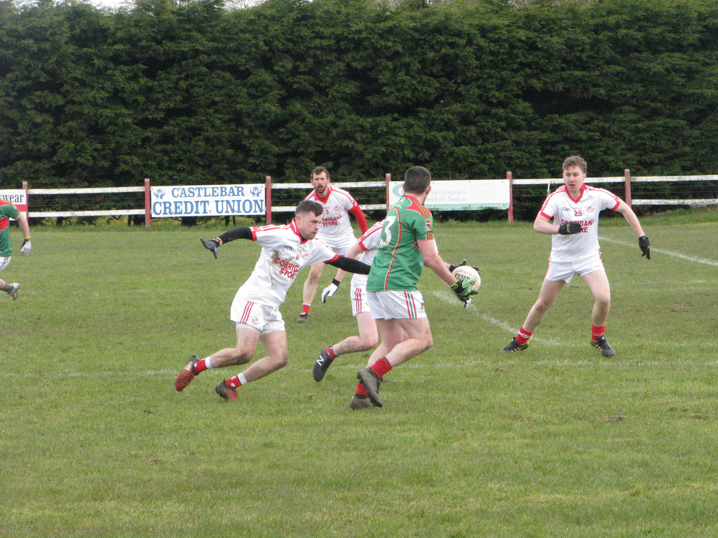 League Div 4. Ballintubber 3-16 Ballina 0-06